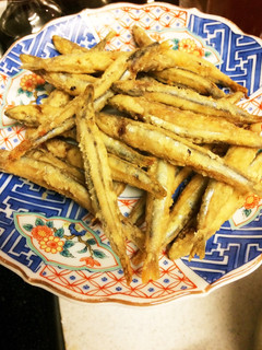 新鮮キビナゴの簡単唐揚げ-レシピのメイン写真