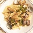 アサリとブロッコリーのワンポットパスタ