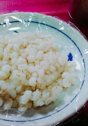 簡単★ほったらかし★もち麦の茹で方★少量-レシピのメイン写真