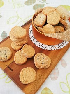 ザクホロ☆米粉のアイスボックスクッキー。-レシピのメイン写真