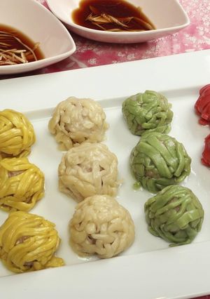 春をいろどる華やかさ＊花シューマイ-レシピのメイン写真