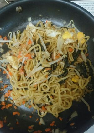 ビールに合うミミンガー焼きそば-レシピのメイン写真