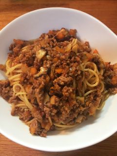 【簡単】ミートソースパスタ-レシピのメイン写真