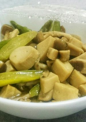 アスパラとキノコのバター醤油炒め-レシピのメイン写真