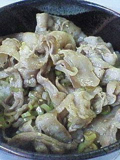さっぱり塩タレ豚丼-レシピのメイン写真