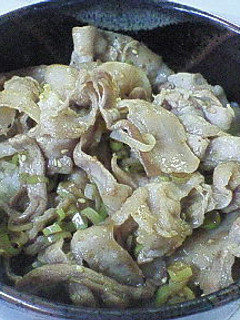 さっぱり塩タレ豚丼-レシピのメイン写真