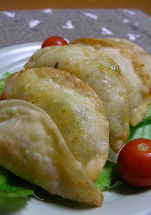 カボチャの揚げ焼き餃子-レシピのメイン写真