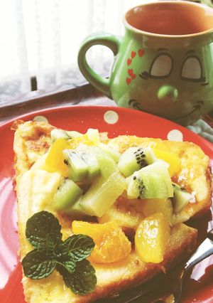 たっぷりフルーツのフレンチトースト-レシピのメイン写真