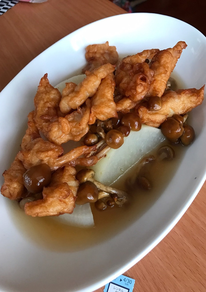 即効時短おかず 大根とちぎり揚げの煮物-レシピのメイン写真