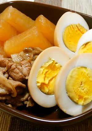 簡単♪豚バラ大根の甘辛煮-レシピのメイン写真