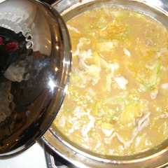 รูปของ 豆乳カレー鍋♪