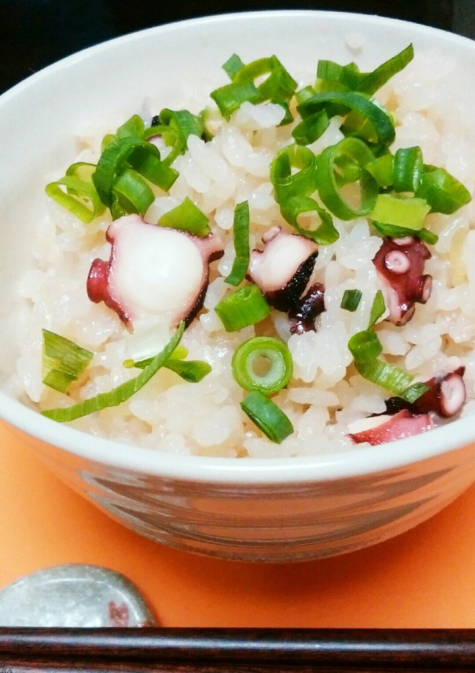 簡単！タコの炊き込みご飯-レシピのメイン写真