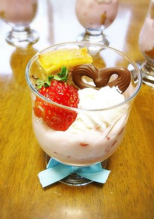 フルーチェパフェ-レシピのメイン写真