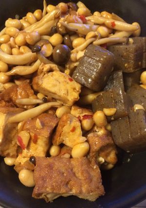 こんにゃくと厚揚げのピリ辛煮-レシピのメイン写真