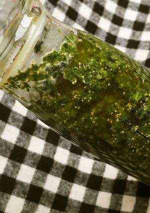 ほうれん草とケシの実のオリーブソース-レシピのメイン写真