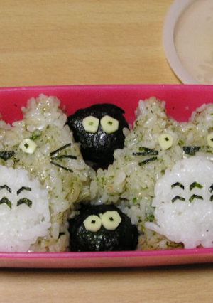 トトロキャラ弁-レシピのメイン写真