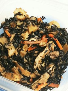 フライパンで簡単ツナ入りひじき煮-レシピのメイン写真