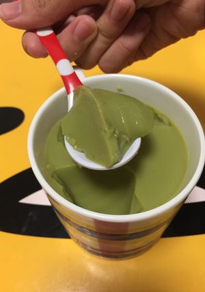 簡単抹茶ラテゼリー-レシピのメイン写真