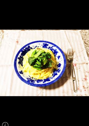 フライパン１つで豆乳カルボナーラ-レシピのメイン写真