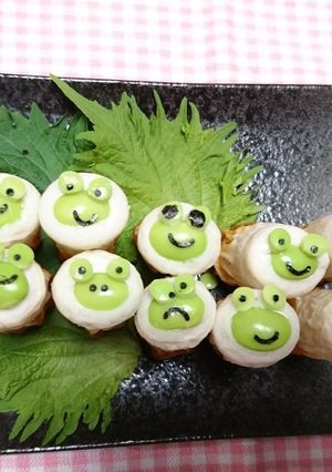 カエルinちくわ-レシピのメイン写真