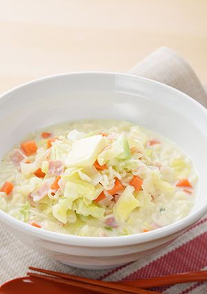 野菜たっぷり！ガリバタ塩ラーメン-レシピのメイン写真
