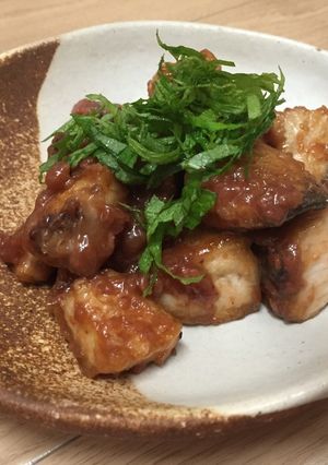 さっぱり梅ブリ-レシピのメイン写真