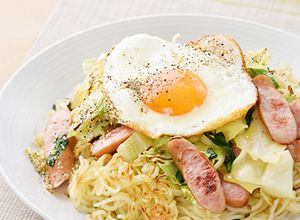 冷蔵庫にある野菜で！カリカリ塩焼そば-レシピのメイン写真