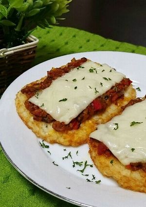 ハッシュドポテトのキーマカレー焼き☆-レシピのメイン写真