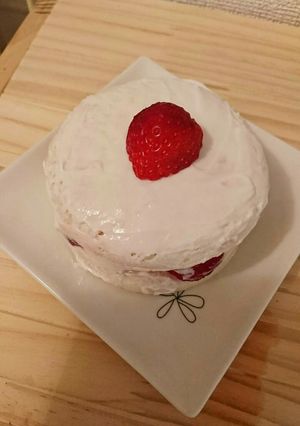 *材料3つのみ!1歳のお誕生日ケーキ*-レシピのメイン写真