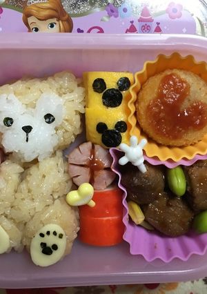 キャラ弁 ダッフィー-レシピのメイン写真