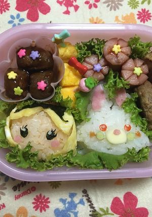 キャラ弁 不思議の国のアリス-レシピのメイン写真