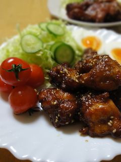 給食の味!とりにくのてりかけ☆半熟卵添え-レシピのメイン写真