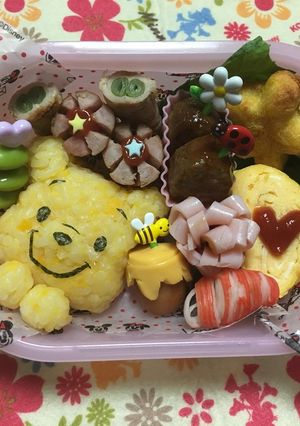 キャラ弁 プーさん-レシピのメイン写真