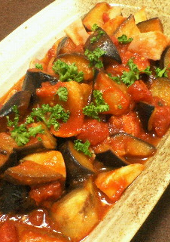 ★ナスとエリンギとベーコンのトマト煮-レシピのメイン写真