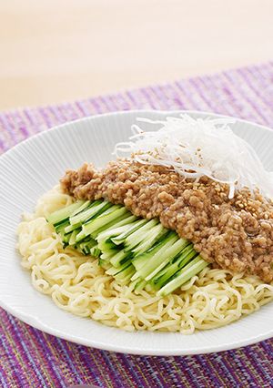 すぐできる！サッポロ一番でジャージャー麺-レシピのメイン写真