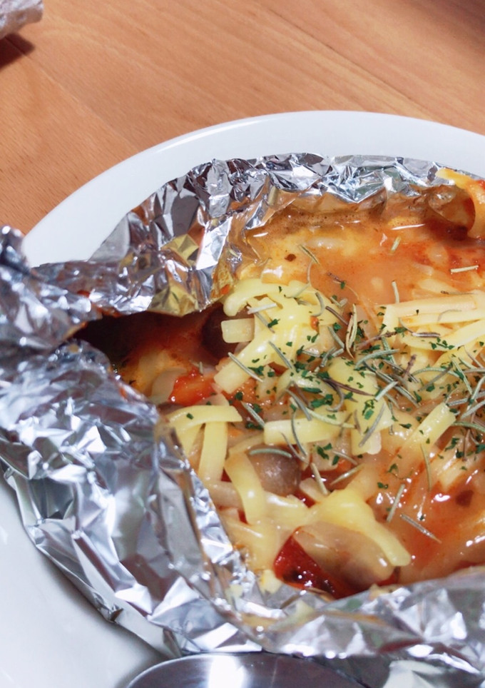ササミのホイル焼き〜イタリア風〜-レシピのメイン写真
