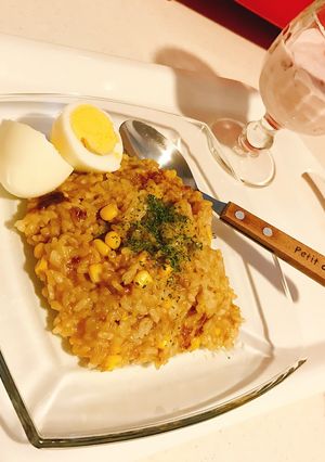 カレーリゾット風おじや 節約にも♬-レシピのメイン写真