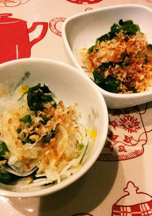 新玉ねぎとワカメのサラダ-レシピのメイン写真