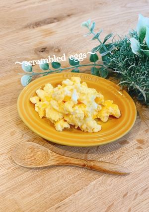 レンジで簡単＊とろとろスクランブルエッグ-レシピのメイン写真