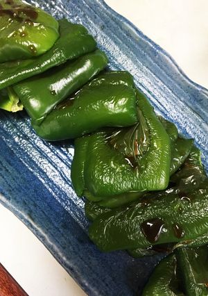 簡単焼くだけ一品！意外とうまい焼ピーマン-レシピのメイン写真