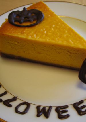 ハロウィン☆簡単パンプキンチーズケーキ-レシピのメイン写真