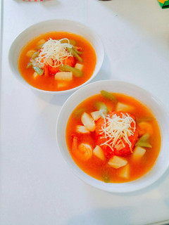 簡単!! 〜丸ごとトマトスープ〜-レシピのメイン写真