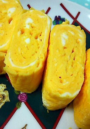 【龍愛】ふわふわだし巻きたまご焼き-レシピのメイン写真