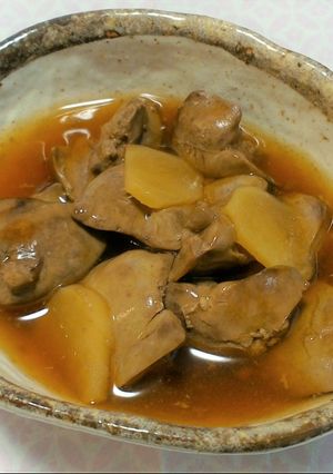 これで完璧！鶏肝の下処理と甘辛煮-レシピのメイン写真