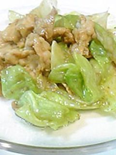 豚肉とレタスのオイスターソース炒め-レシピのメイン写真