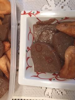 作り置き〜こんにゃくとちくわの甘辛煮-レシピのメイン写真