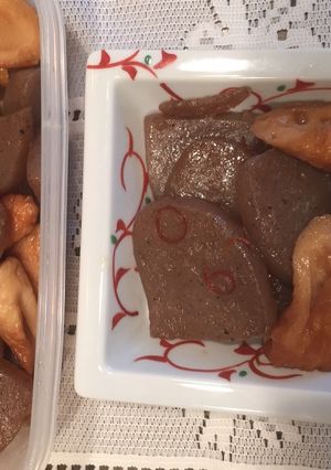作り置き〜こんにゃくとちくわの甘辛煮-レシピのメイン写真