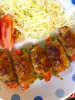 【簡単】人参とインゲンの肉巻き【お弁当】-レシピのメイン写真