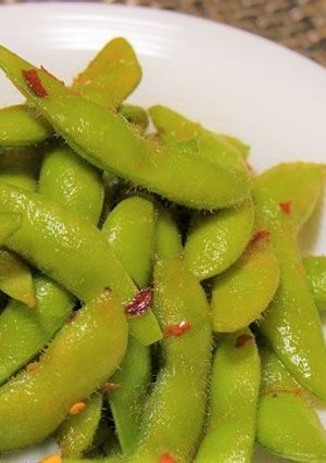 簡単 枝豆のペペロンチーノ-レシピのメイン写真