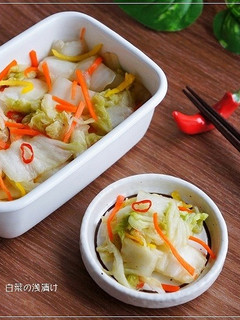白菜漬けが1時間で作れる昆布茶マジック♪-レシピのメイン写真